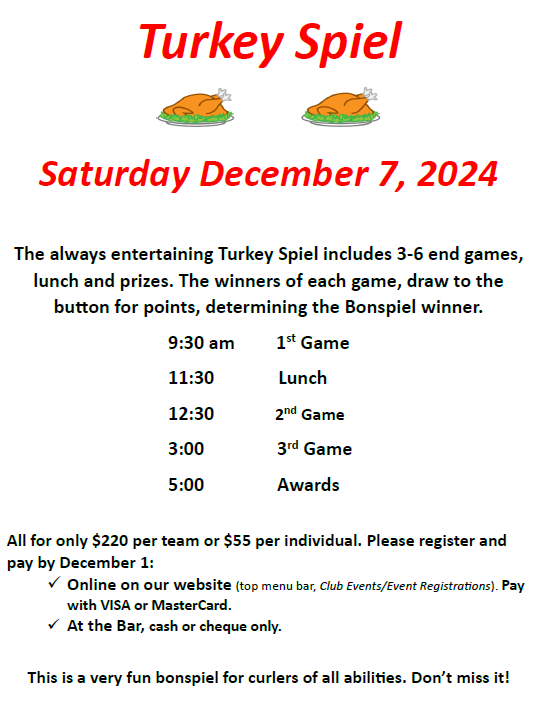 Turkey Bonspiel (Dec.7 2024)